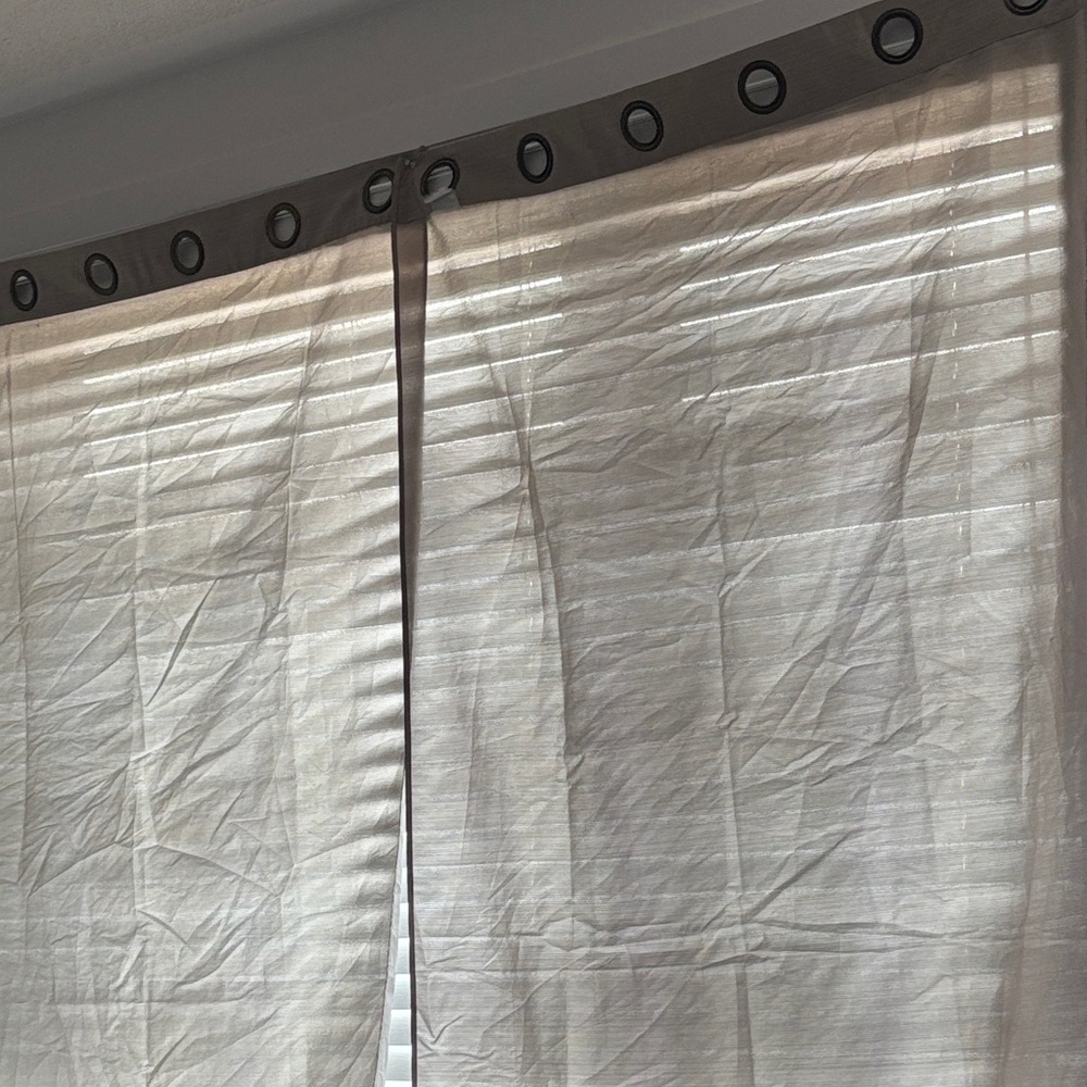 Elegant sheer  Grommet Curtain Panel
